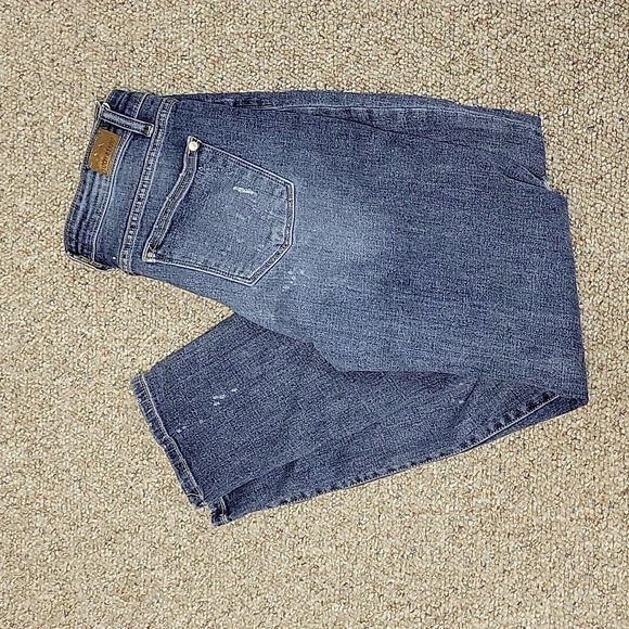 Judy Blue womens destructed boyfriend jeans. Sz 7/ 28 cotton blend - Picture 1 of 5